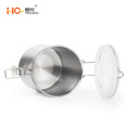 New design metal seal canister food set with plastic canister lids